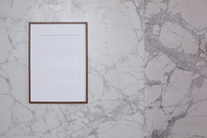 a bathroom with a toilet and a picture frame on the wall, inspired by Michelangelo Buonarotti, unsplash contest winner, visual art, made of carrara marble, ffffound, whiteboards, minimalist painting