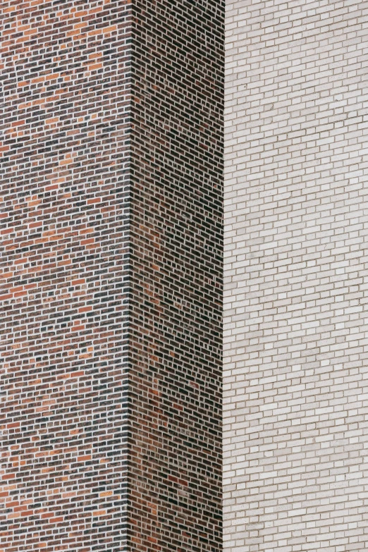 a fire hydrant in front of a brick building, inspired by Andreas Gursky, archival pigment print, ( ( extreme detail ) ), asymmetrical spires, two - tone