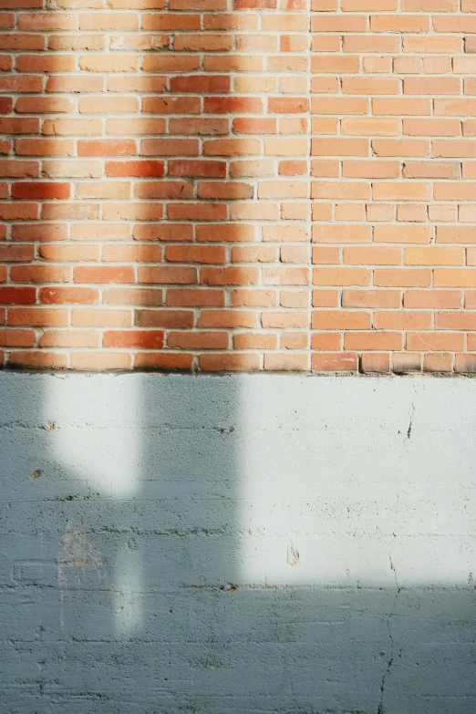 a fire hydrant in front of a brick wall, by Sven Erixson, postminimalism, shadow gradient, gray concrete, two - tone, long shadow