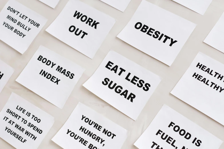 a bunch of stickers that are on a wall, trending on pexels, obese, black on white background, health bar hud, placards