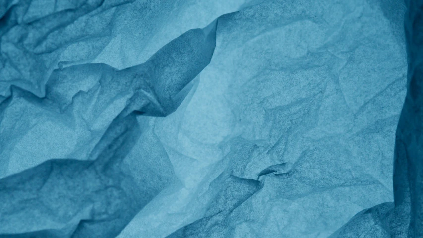 a close up of a piece of ice, pale cyan and grey fabric, tissue paper art, background image, thumbnail