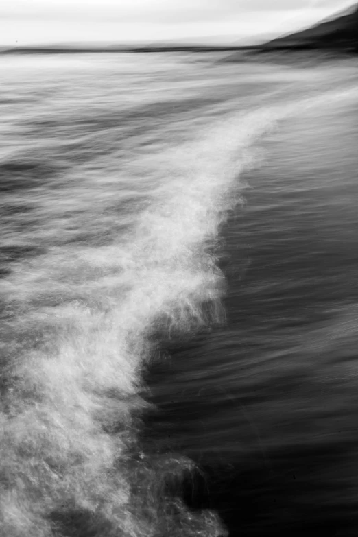 a black and white photo of a body of water, unsplash, lyrical abstraction, river rapids, ignant, lines of energy, stride