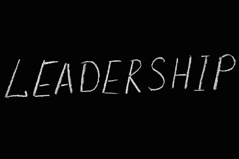the words leadership written in chalk on a blackboard, an album cover, by Emma Andijewska, pixabay, black and white logo, presidential, beams, video footage
