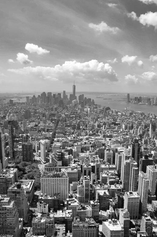 a black and white photo of a city, a black and white photo, flickr, modern new york, highly a detailed, high quality image”, detailed »