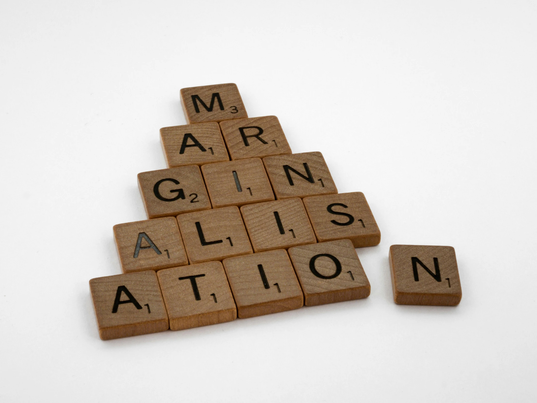 a pile of scrabbles sitting on top of each other, inspired by Harrington Mann, magic realism, manifestation, marketing, magnesium, a wooden