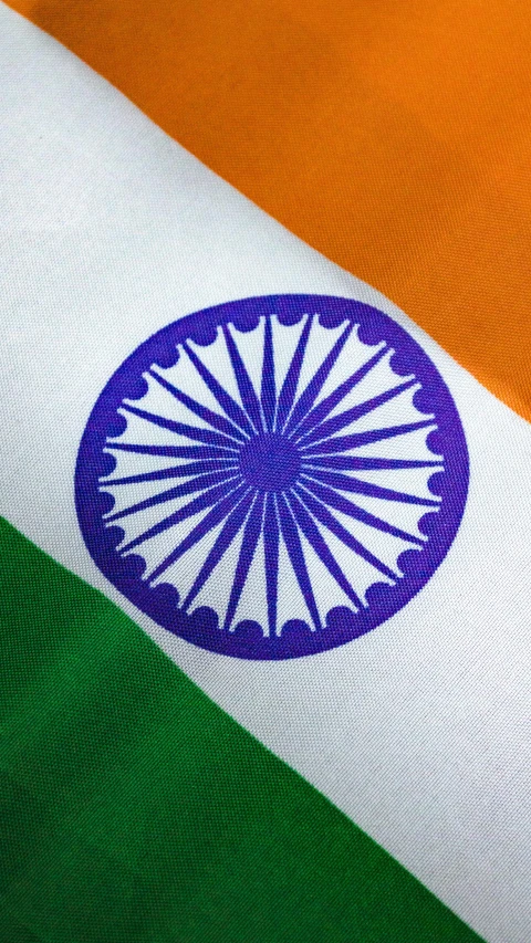 a close up of the flag of india, pexels, square, shot on iphone 6, graphic print, australian