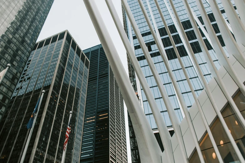 a couple of tall buildings next to each other, pexels contest winner, modernism, corporate business, instagram post, 2 0 7 7