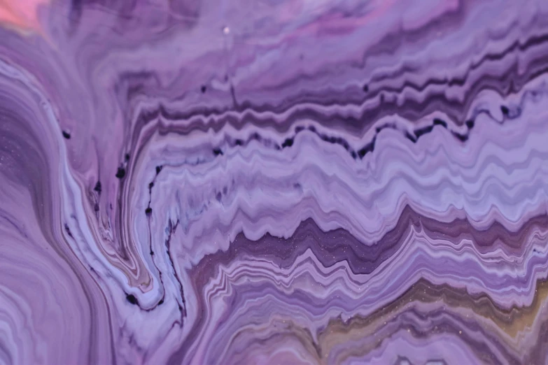 a close up of a piece of marble, trending on pexels, analytical art, purple alien, multiple layers, purple, looking happy
