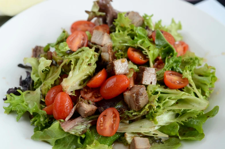 a close up of a plate of food on a table, extra bacon lettuce and tomatoes, profile image, kawaai, square