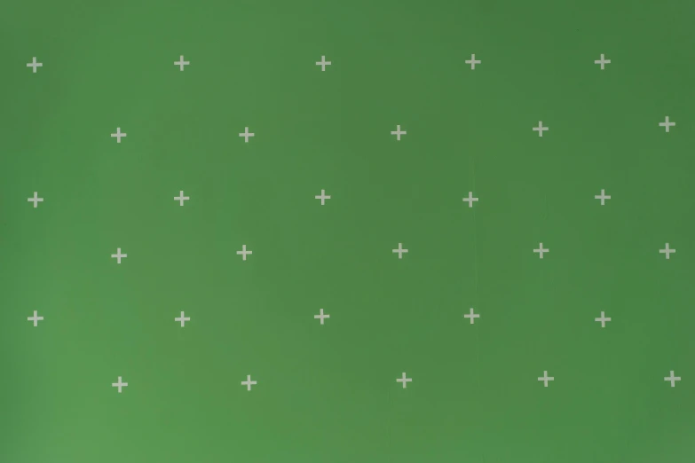 a green wall with white crosses on it, deviantart, the sims 4 texture, stencil, metalic green, hi resolution