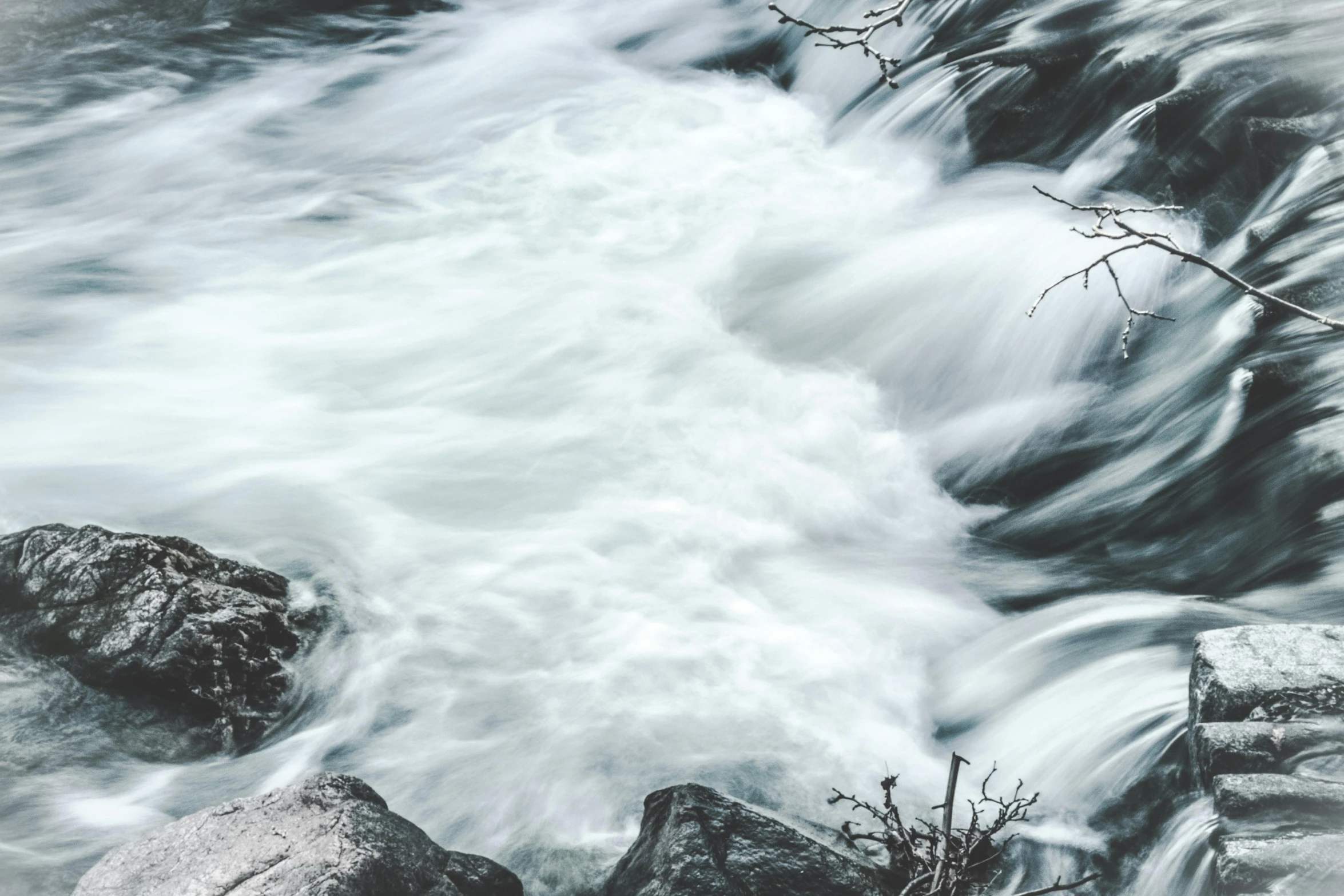 a black and white photo of a river, pexels contest winner, hurufiyya, water torrent background, unsplash 4k, whirlpool, instagram post