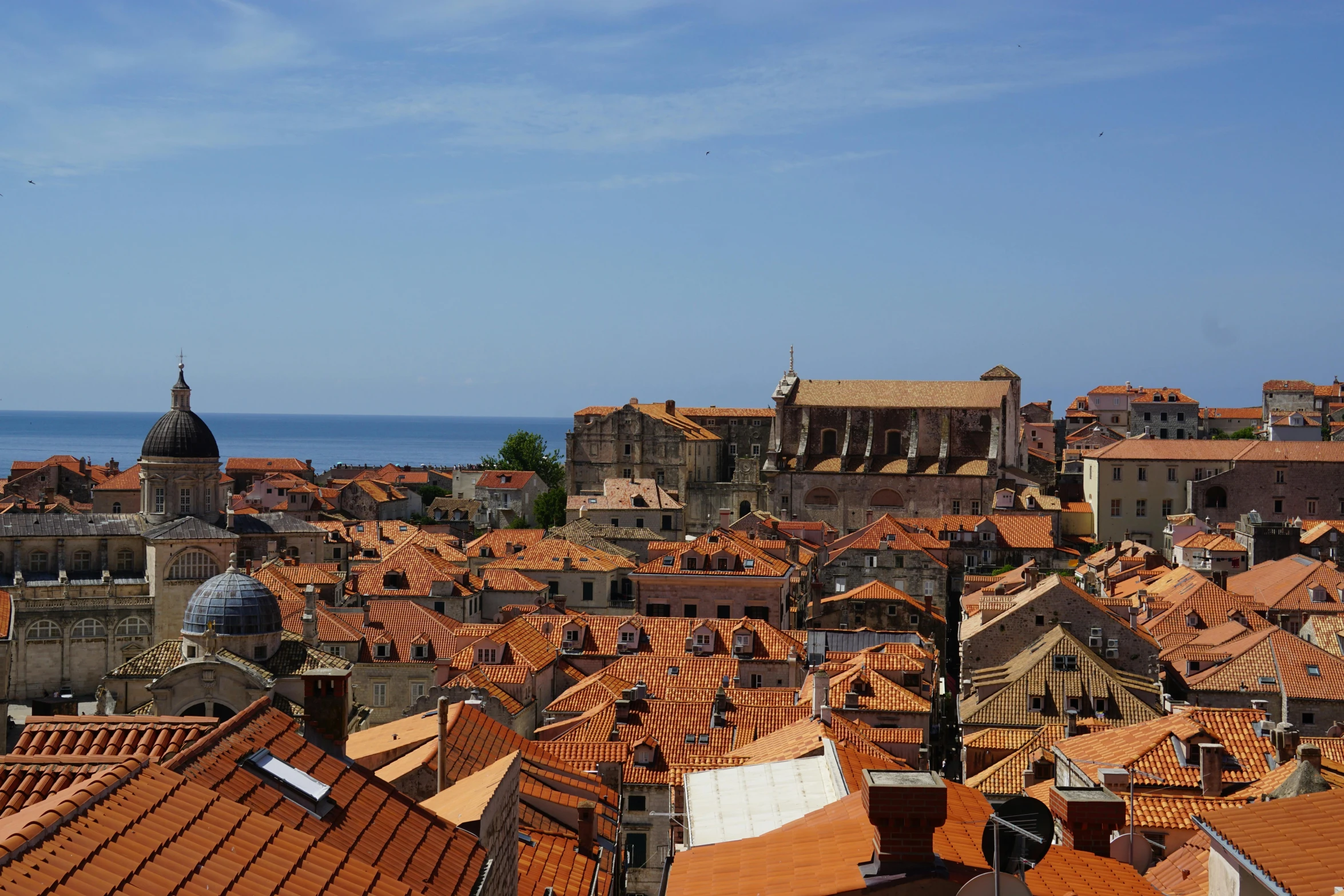 a view of a city from the top of a building, dubrovnik, avatar image