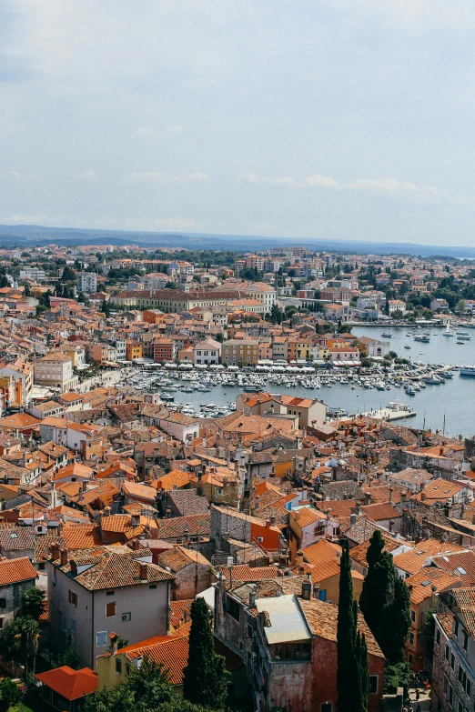 a view of a city from the top of a hill, croatian coastline, slide show, hziulquoigmnzhah, stacked image