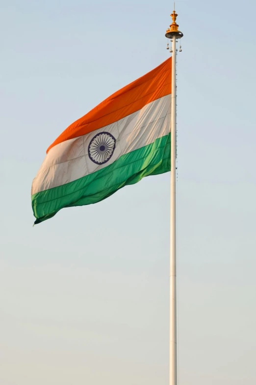 the indian flag is flying high in the sky, flickr, getty images, large tall, square, f/3.5