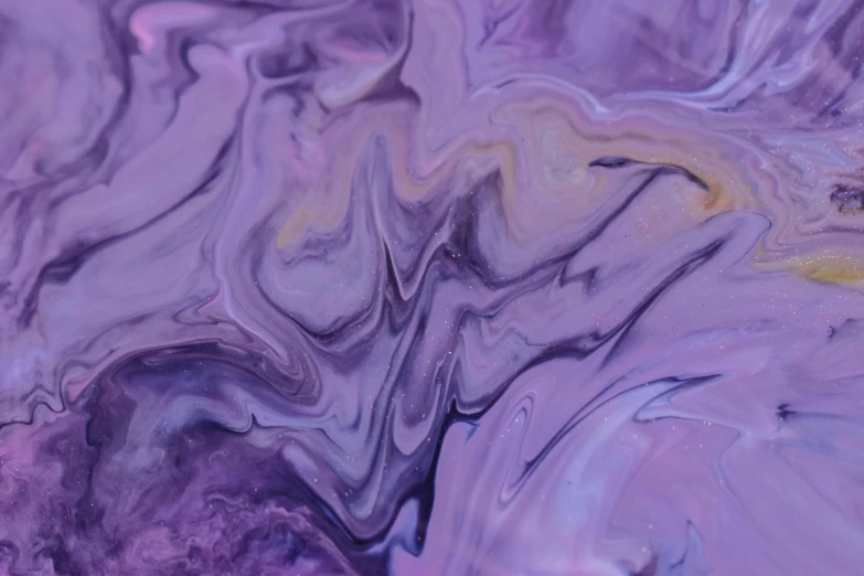 a close up of a liquid painting on a surface, inspired by Yanjun Cheng, trending on pexels, light purple, ((purple)), marble, psychedelics