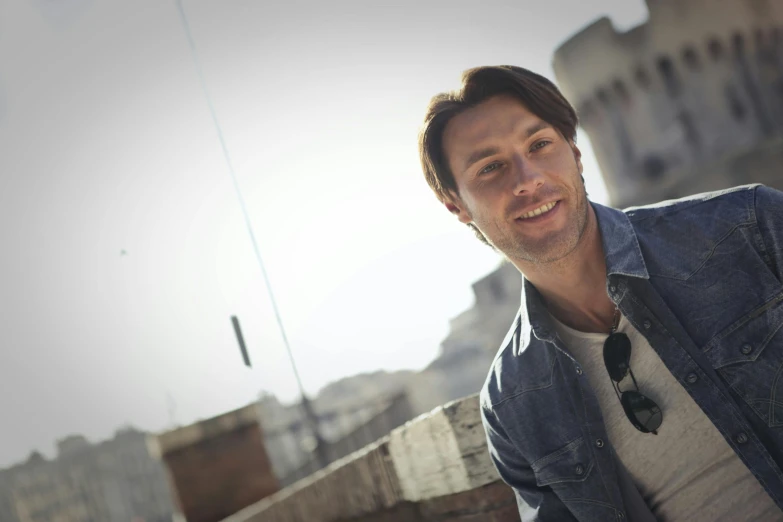 a close up of a person on a skateboard, pexels contest winner, romanticism, handsome face, on a rooftop, smileing nright, jonny greenwood