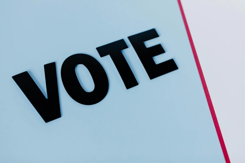 a sign with the word vote on it, by Carey Morris, shutterstock contest winner, a high angle shot, float, no - text no - logo, profile photo