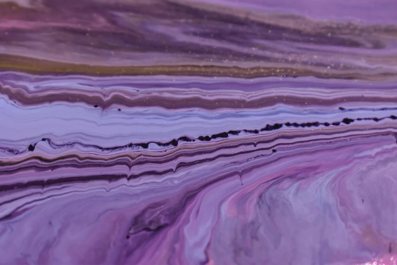 a close up of a large piece of marble, inspired by John Martin, trending on pexels, abstract art, purple liquid, profile picture 1024px, spring on saturn, multiple layers