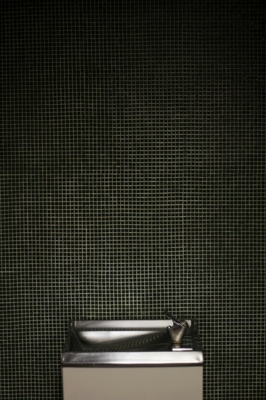 a white toilet sitting in a bathroom next to a toilet paper dispenser, by Adam Chmielowski, conceptual art, ( ( dark green, woven with electricity, black iron sword, fabric texture