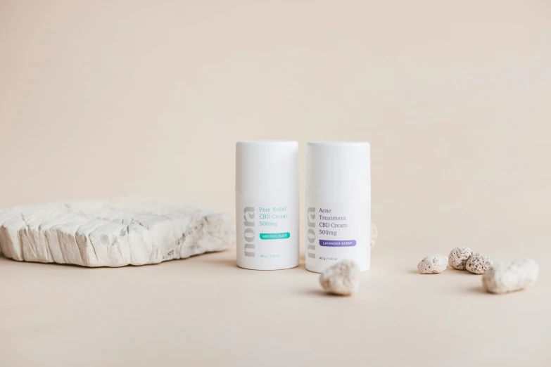 two deodoranm deodoranm deodoranm deodoranm deodoranm deodoranm deodoran, a portrait, by Helen Stevenson, unsplash, dau-al-set, photoshoot for skincare brand, rock columns, various posed, clean glow