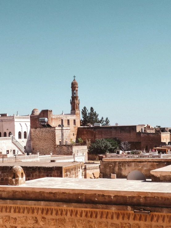 a view of a city from the roof of a building, les nabis, old town mardin, 2019 trending photo, mosque interior, 2022 photograph