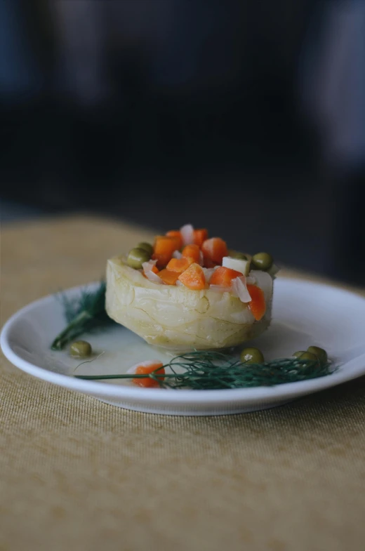 a close up of a plate of food on a table, vegetables, 4 2 0