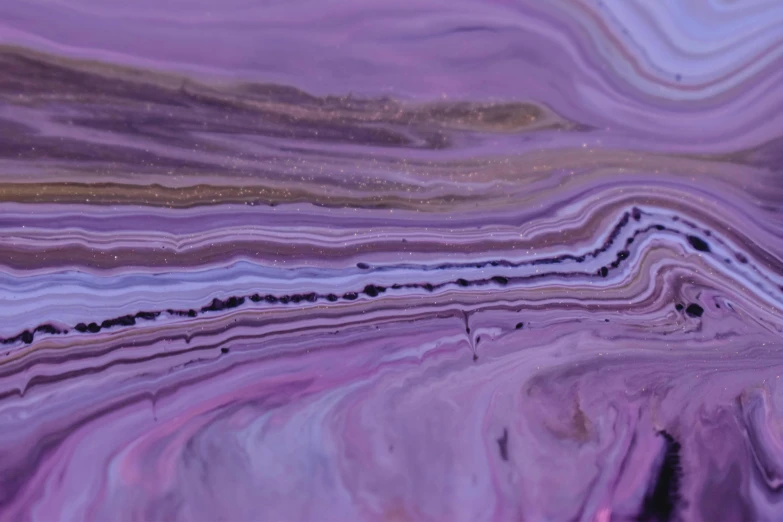 a close up of a piece of marble, by Jacob Toorenvliet, trending on pexels, abstract art, purple liquid, layers of strata, pink, abstract claymation