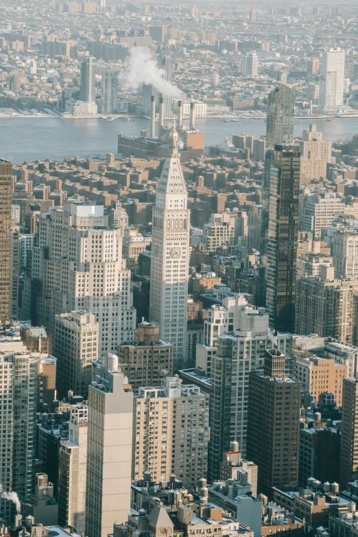a view of a city from the top of a building, chrysler building, promo image, unsplash 4k, bjarke ingels