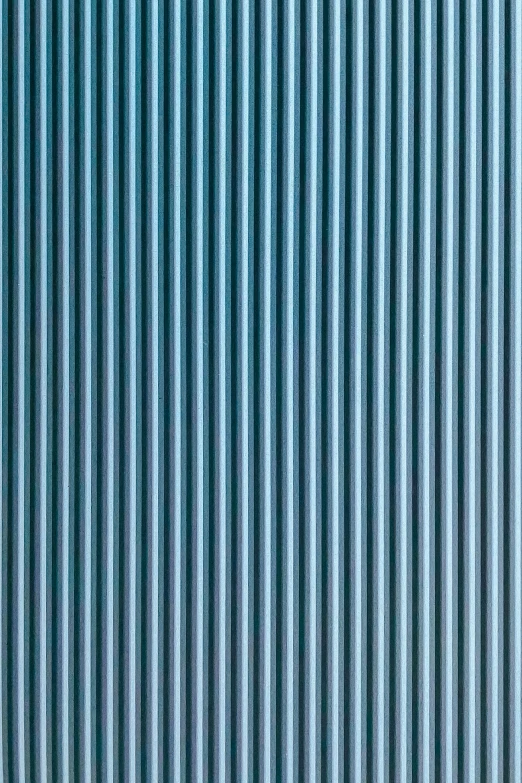 a red fire hydrant in front of a blue corrugated wall, by Doug Ohlson, unsplash, op art, seamless micro detail, blue gray, gradient cyan, coated pleats