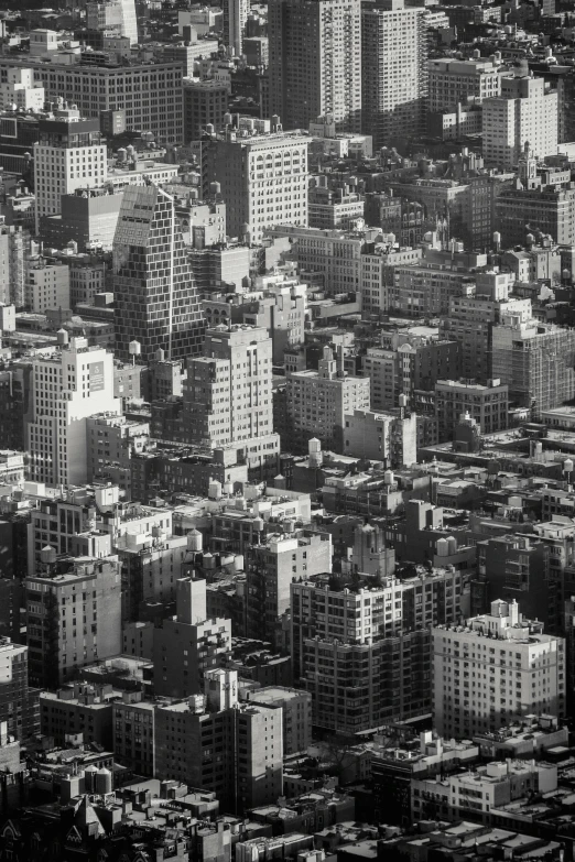 a black and white photo of a city, by Patrick Pietropoli, square, high quality image”, high rises, jen yoon