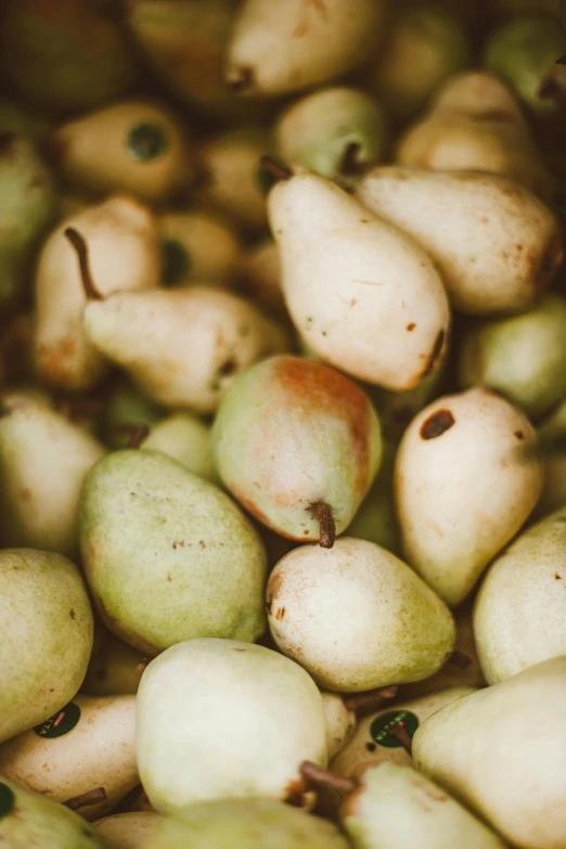 a pile of pears sitting on top of each other, uncrop, thumbnail, uncropped, up close