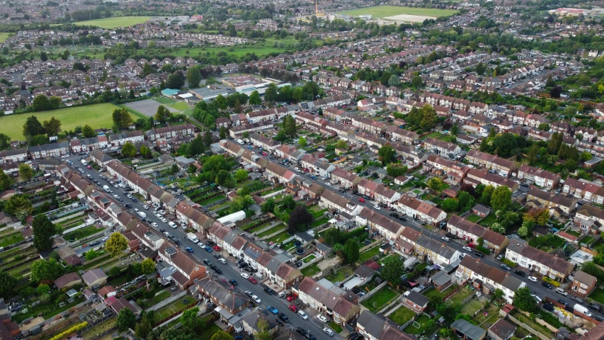 a bird's eye view of a residential area, by Julian Allen, hull, teaser, thumbnail, 2263539546]