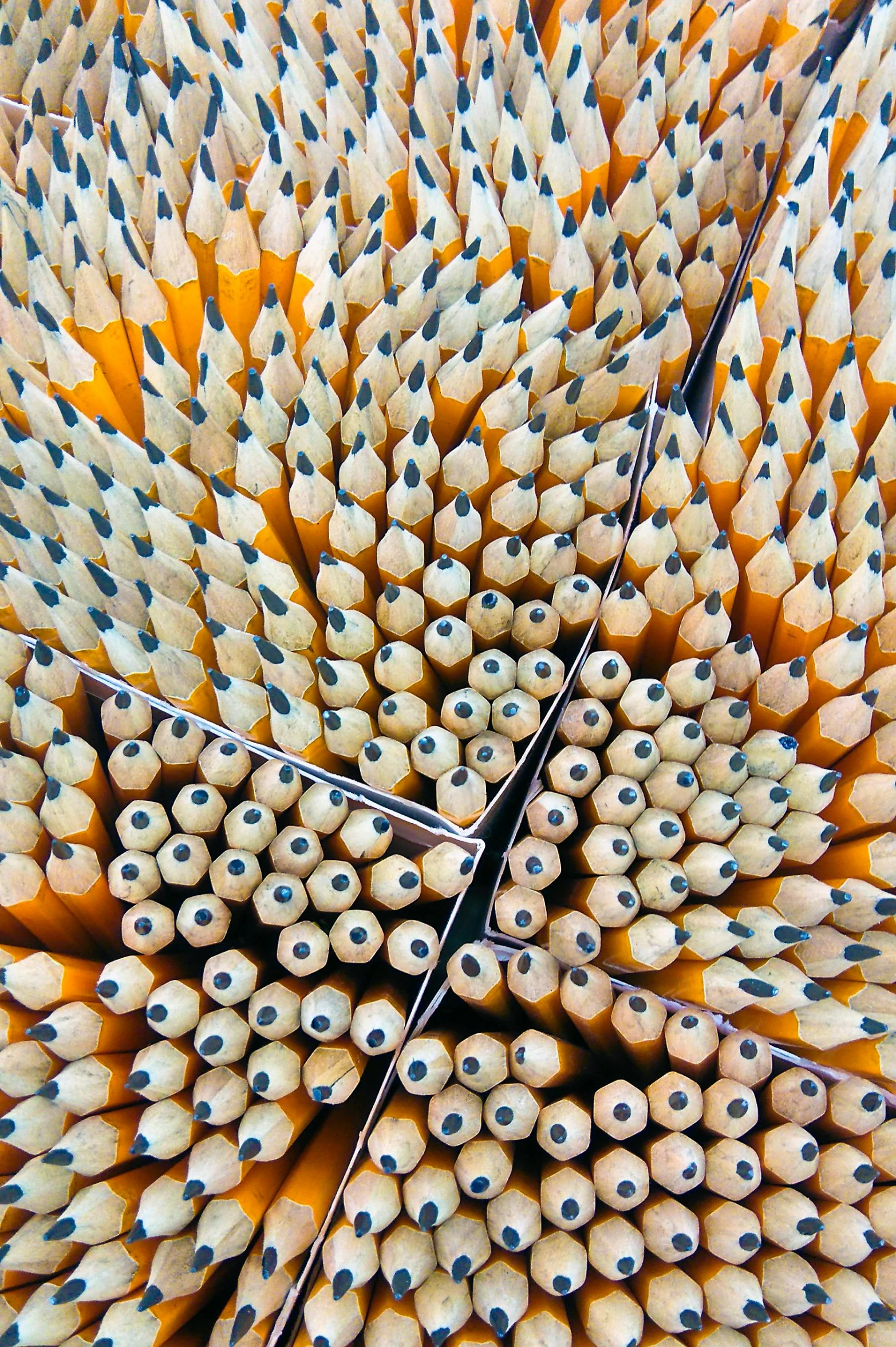 a bunch of pencils sitting on top of each other, an album cover, by Jessie Algie, pexels, precisionism, trypophobia, symmetrical detail, tourist photo, instagram post