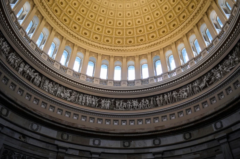 a view of the dome of the u s capitol building, unsplash contest winner, neoclassicism, gigapixel photo, inside a tomb, 2 5 6 x 2 5 6 pixels, fan favorite