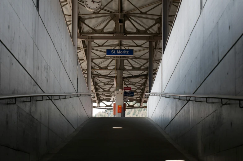 there is a light at the end of the tunnel, inspired by Thomas Struth, unsplash, stadium, habitat 6 7, bus station, high quality photo