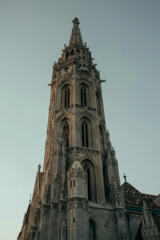 a tall tower with a clock on top of it, by Karel Dujardin, unsplash contest winner, baroque, elevation view, gothic revival, vienna, wide high angle view