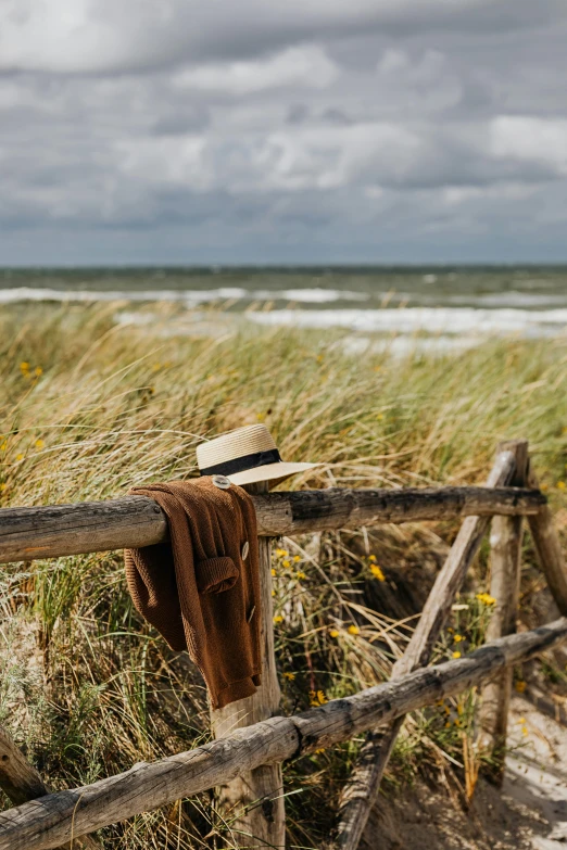 a book sitting on top of a wooden fence, straw hat and overcoat, shoreline, ede laszlo, thumbnail