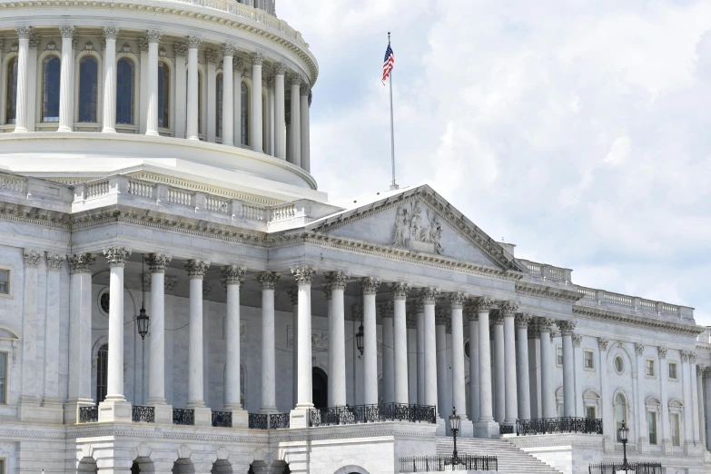 a group of people that are standing in front of a building, capitol building, profile image, high detail photo, thumbnail