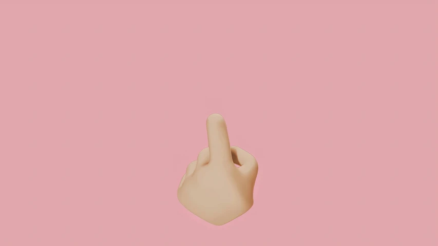 a hand making a peace sign on a pink background, inspired by Sarah Lucas, unsplash, conceptual art, low quality 3d model, tiny nose, cai xukun, 🍸🍋