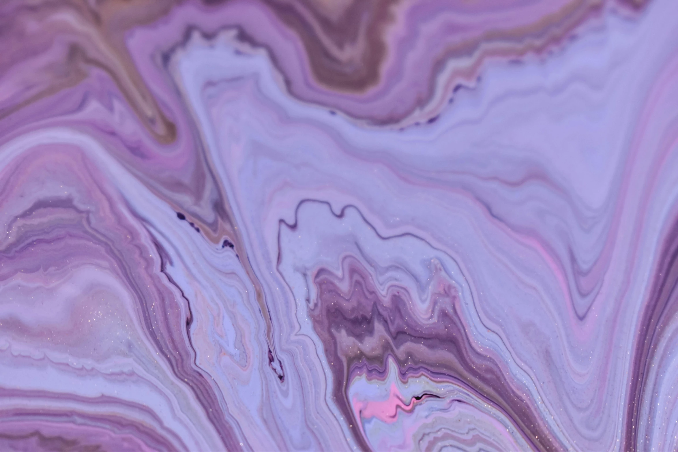 a close up of a purple and white marble surface, inspired by Yanjun Cheng, trending on pexels, generative art, opal flesh, happy trippy mood, fluid sim, looking towards camera