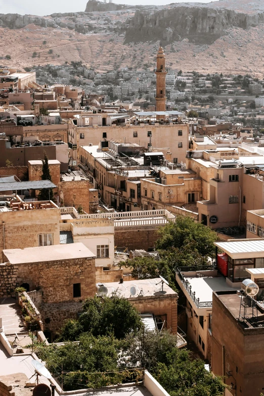 a view of a city from the top of a hill, les nabis, old town mardin, photograph taken in 2 0 2 0, fan favorite, lebanon kirsten dunst