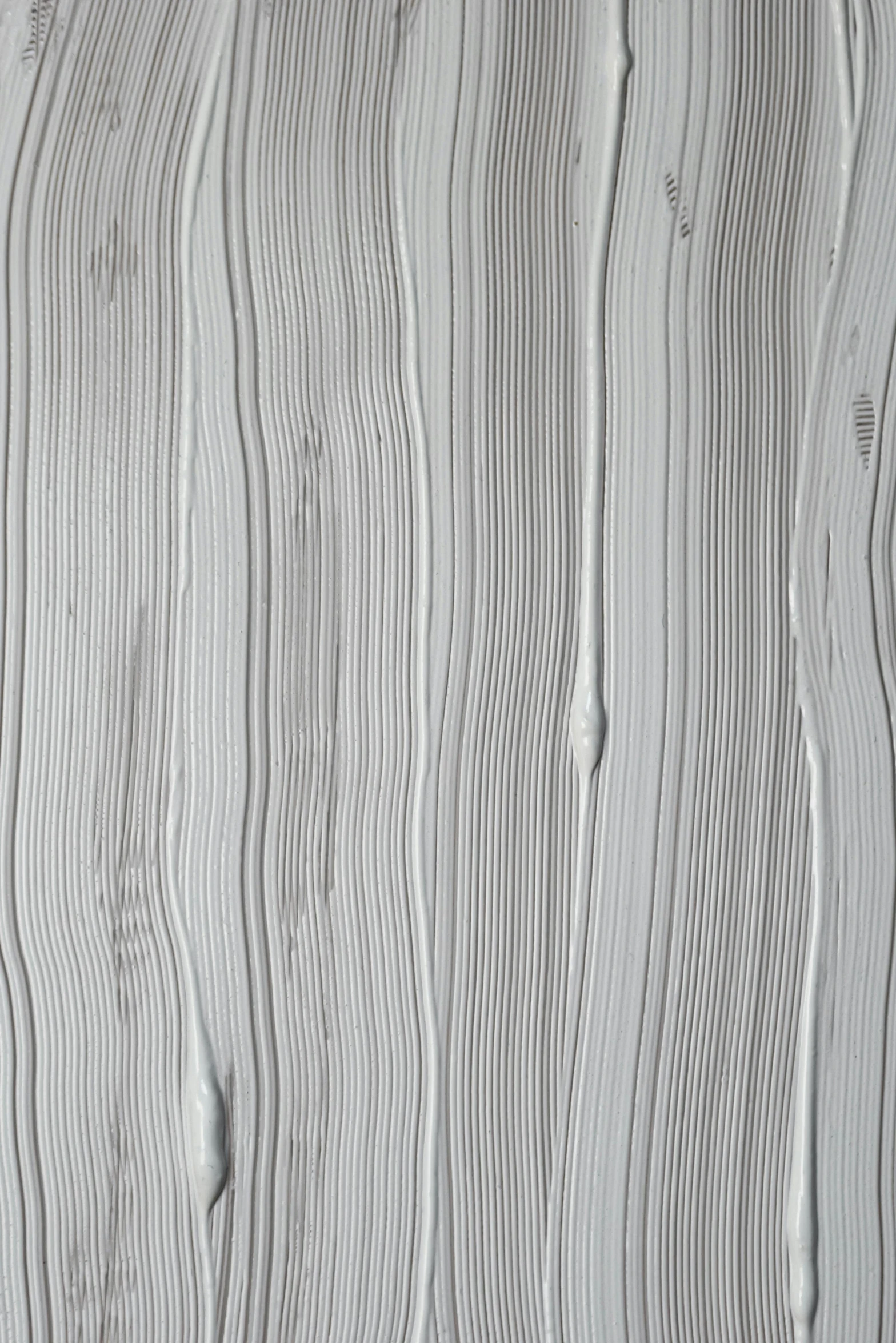 a close up of white paint on a wall, inspired by Li Di, trending on zbrush central, wood grain, white background!!!!!!!!!!, grey striped walls, 3dcoat h 648