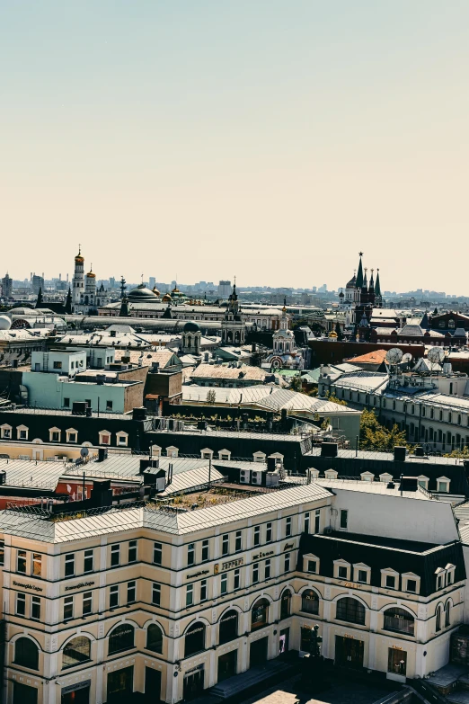 a view of a city from the top of a building, prussia, fan favorite, majestic spires, high-quality photo