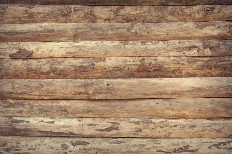 an old wooden wall with peeling paint, inspired by Jan Müller, unsplash, renaissance, rendering of log pile factory, light - brown wall, brown, made of wood