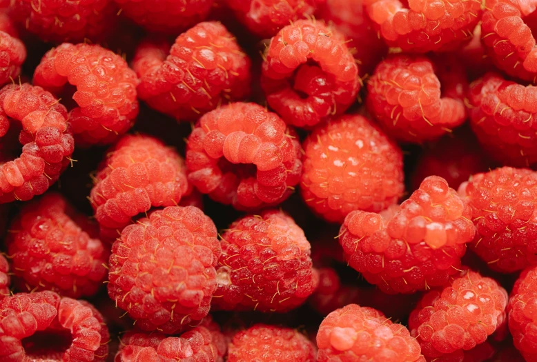 a close up of a bunch of raspberries, pexels, award-winning crisp details”, multi - layer, highly upvoted, mid riff