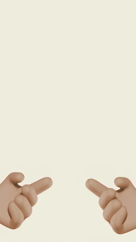 two hands that are pointing at each other, by James Morris, conceptual art, blank background, ffffound, light tan, banner