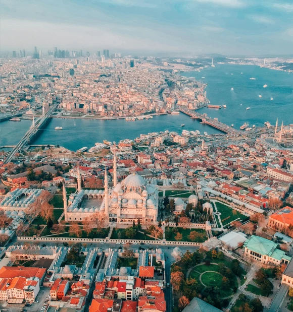 an aerial view of the city of istanbul, pexels contest winner, instagram story, foster and partners, hyper realist, youtube thumbnail