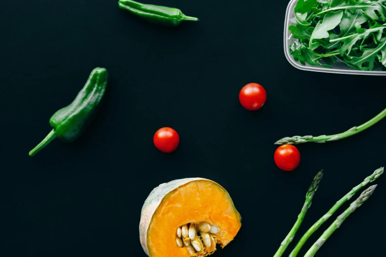 a bunch of vegetables sitting on top of a table, unsplash, avatar image, background image, beauty shot, high resolution image