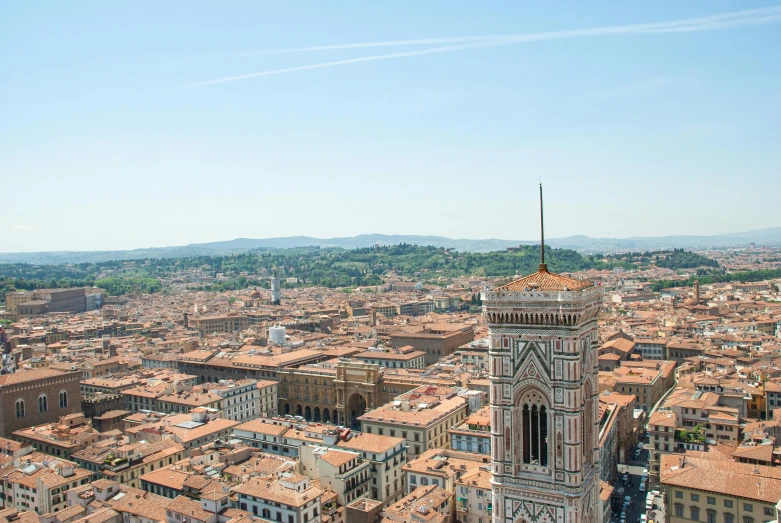 a view of a city from the top of a tower, pexels contest winner, renaissance, filippo brunelleschi, square, 15081959 21121991 01012000 4k, sunny sky