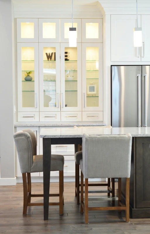 the kitchen is clean and ready for us to use, a portrait, pexels, modernism, super high resolution, decorative, refrigerator, neotraditional modern minimalist